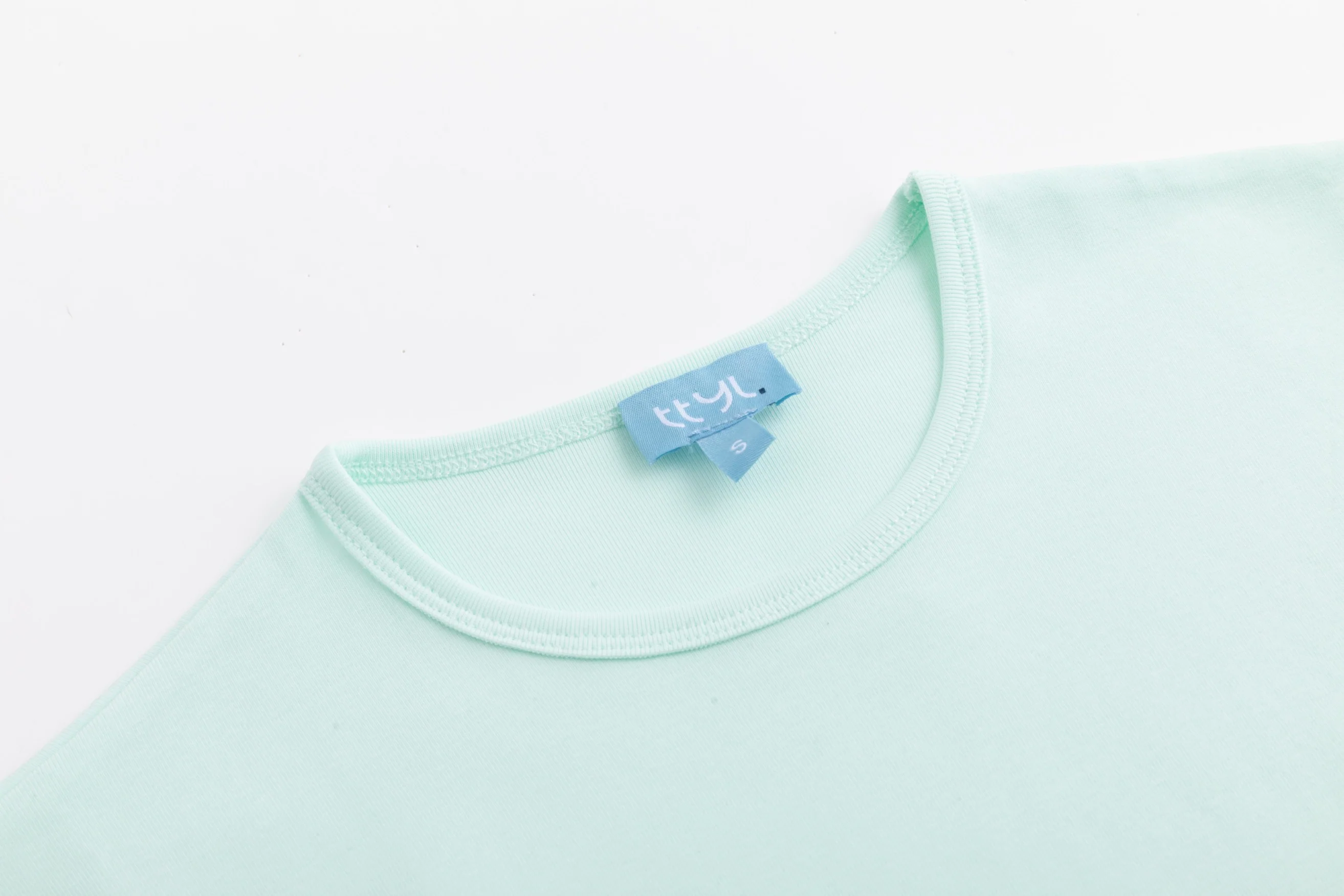 Basic Flat Tee - Mint - Image 6