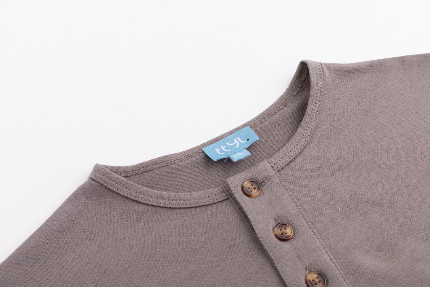 Basic Placket Dolman - Stone - Image 5