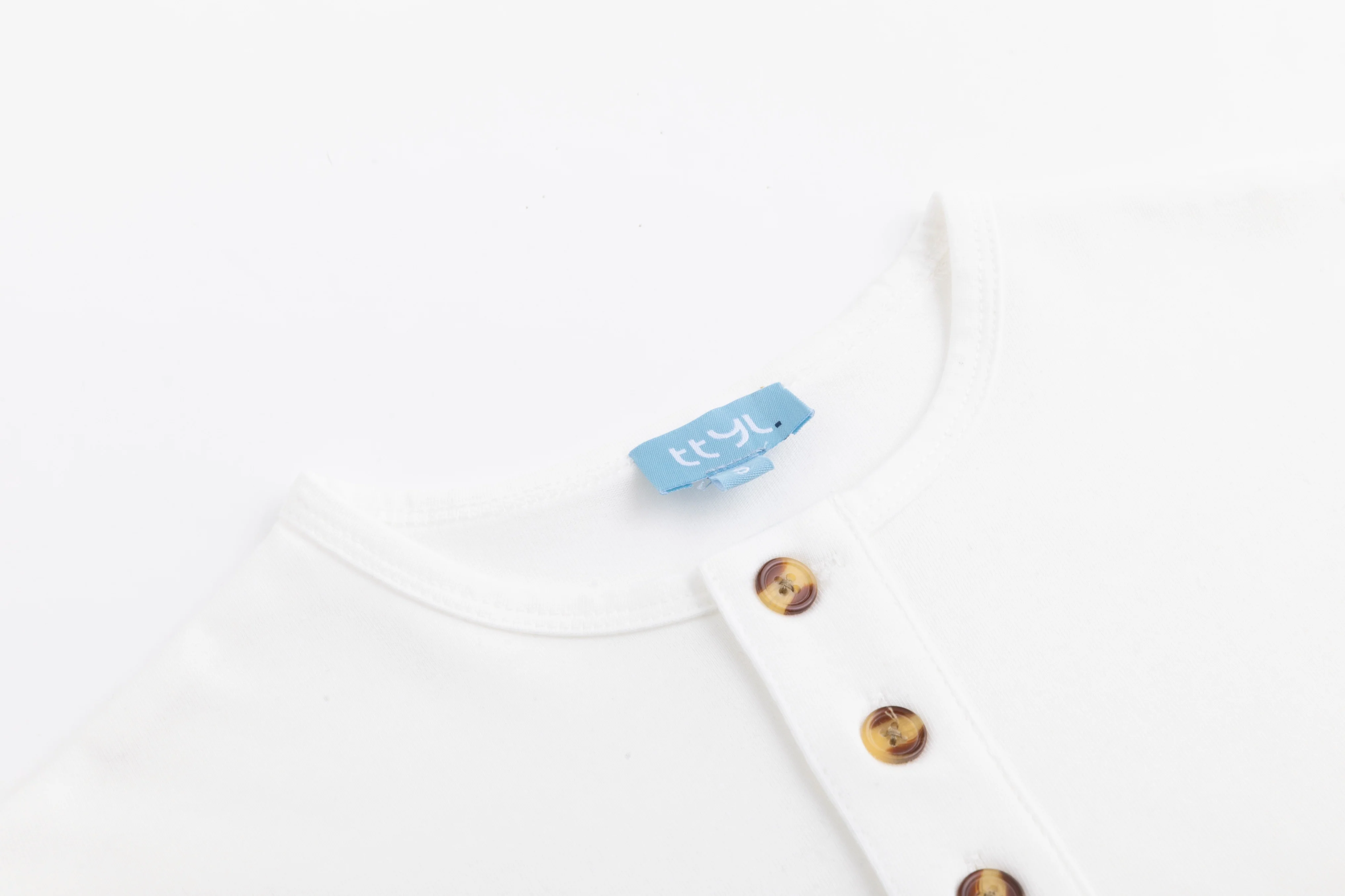 Basic Placket Dolman - White - Image 5
