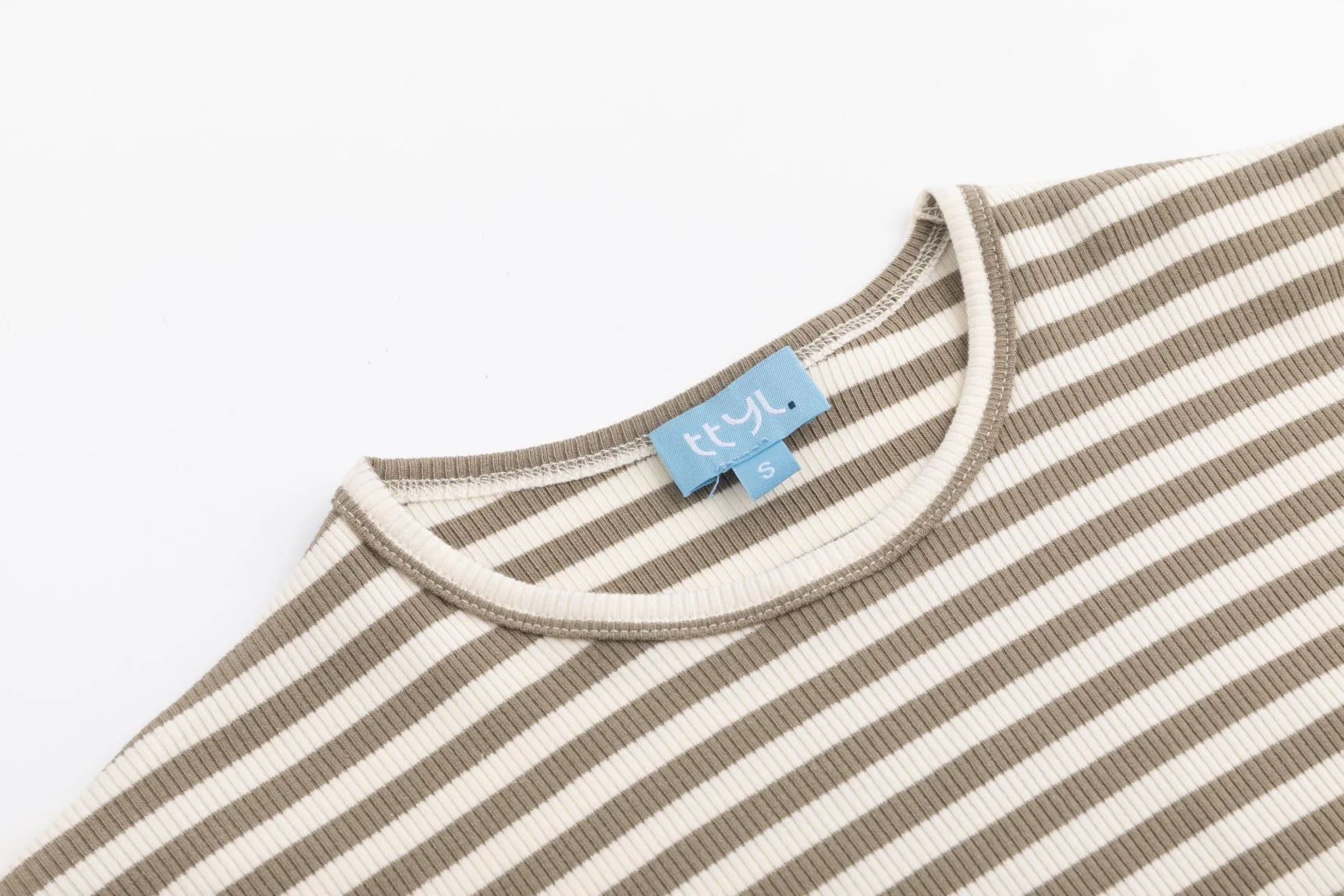Basic Stripe Tee - Green Moss - Image 7