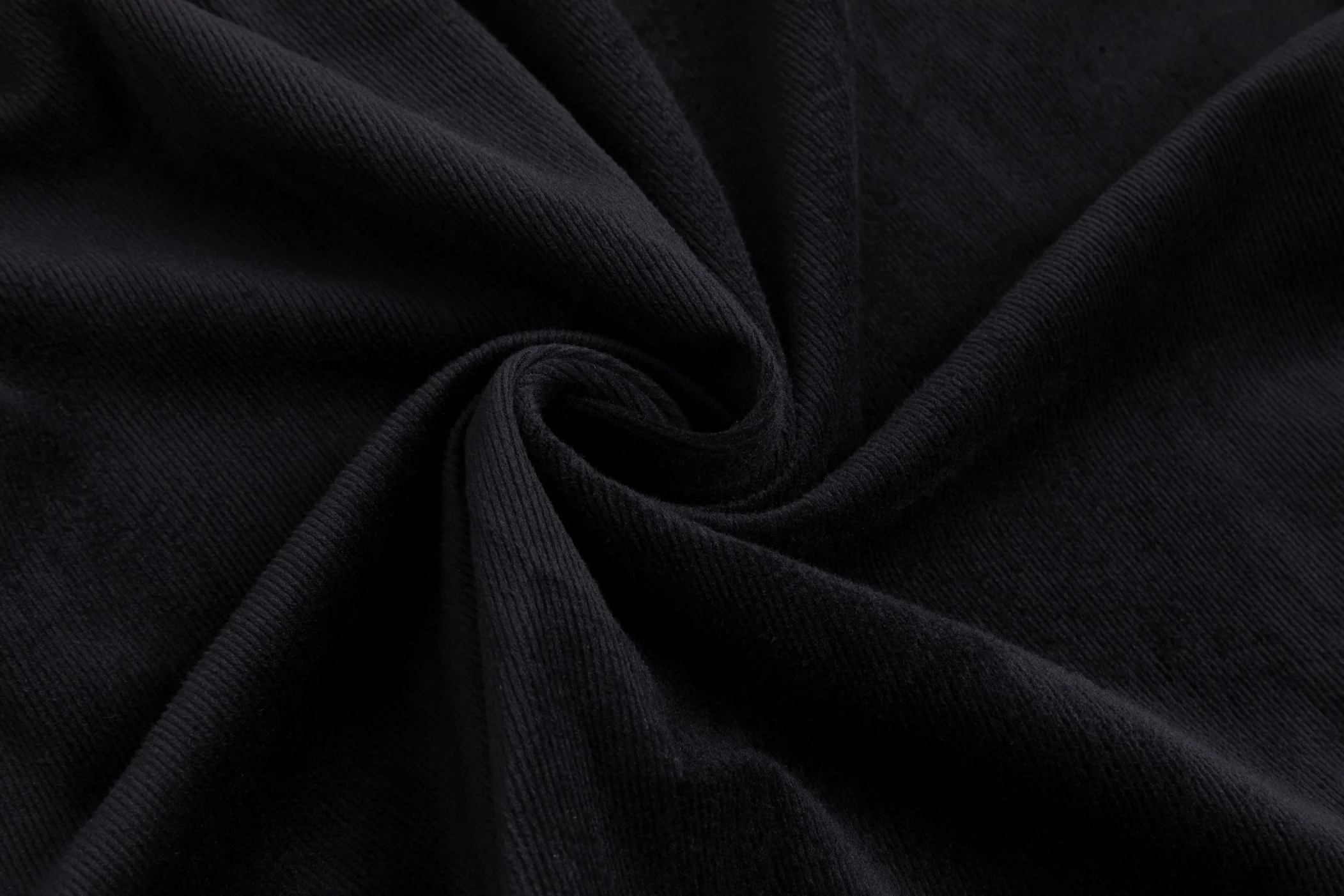 Corduroy Skirt With Drawstring - Black - TW4320S-C - Image 6