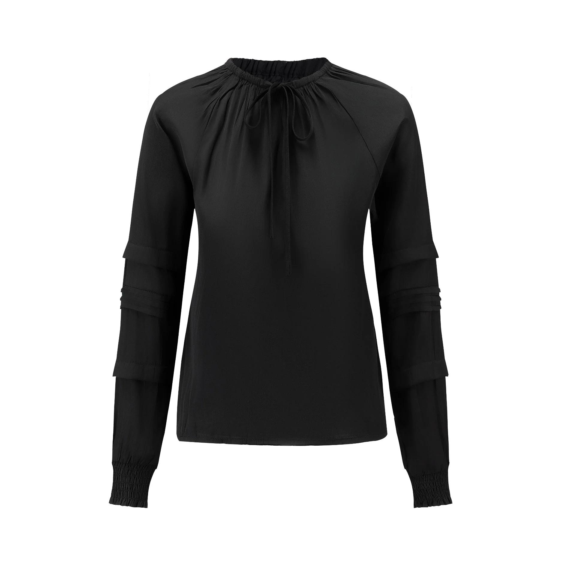 Raglan Sleeves Top - Black - Image 2