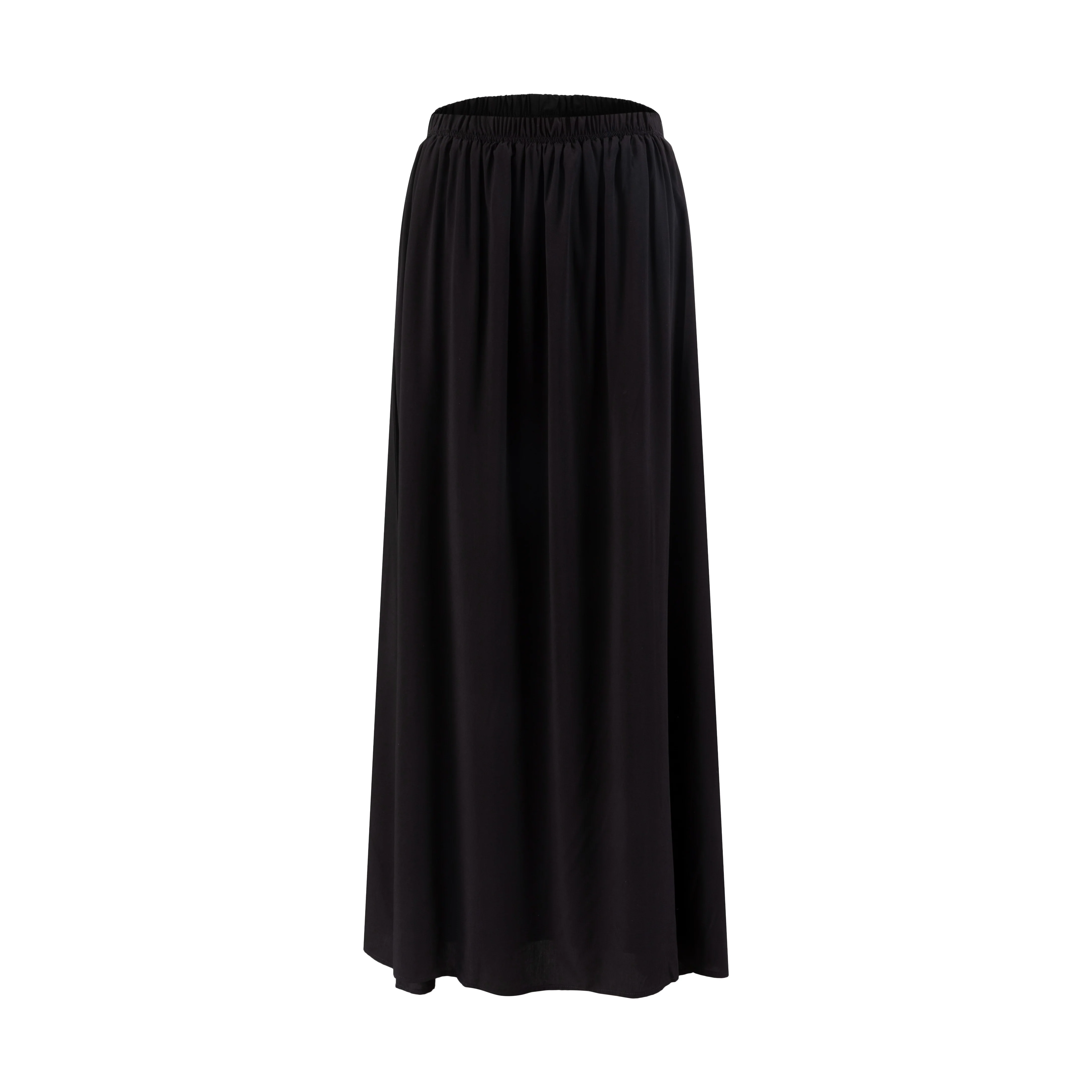 Cotton Flair Skirt - Black