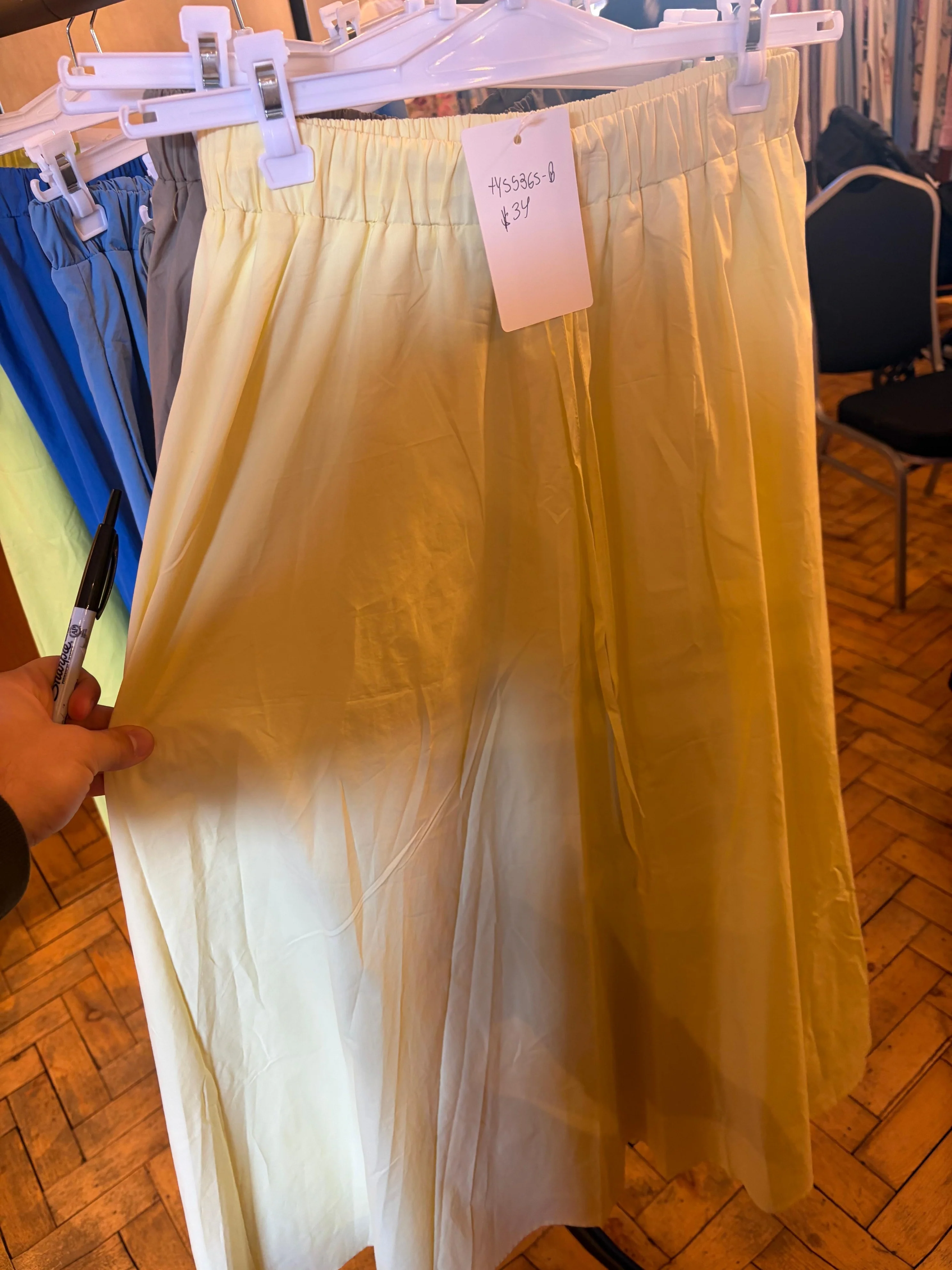 Drawstring Skirt - Lemon - Image 6