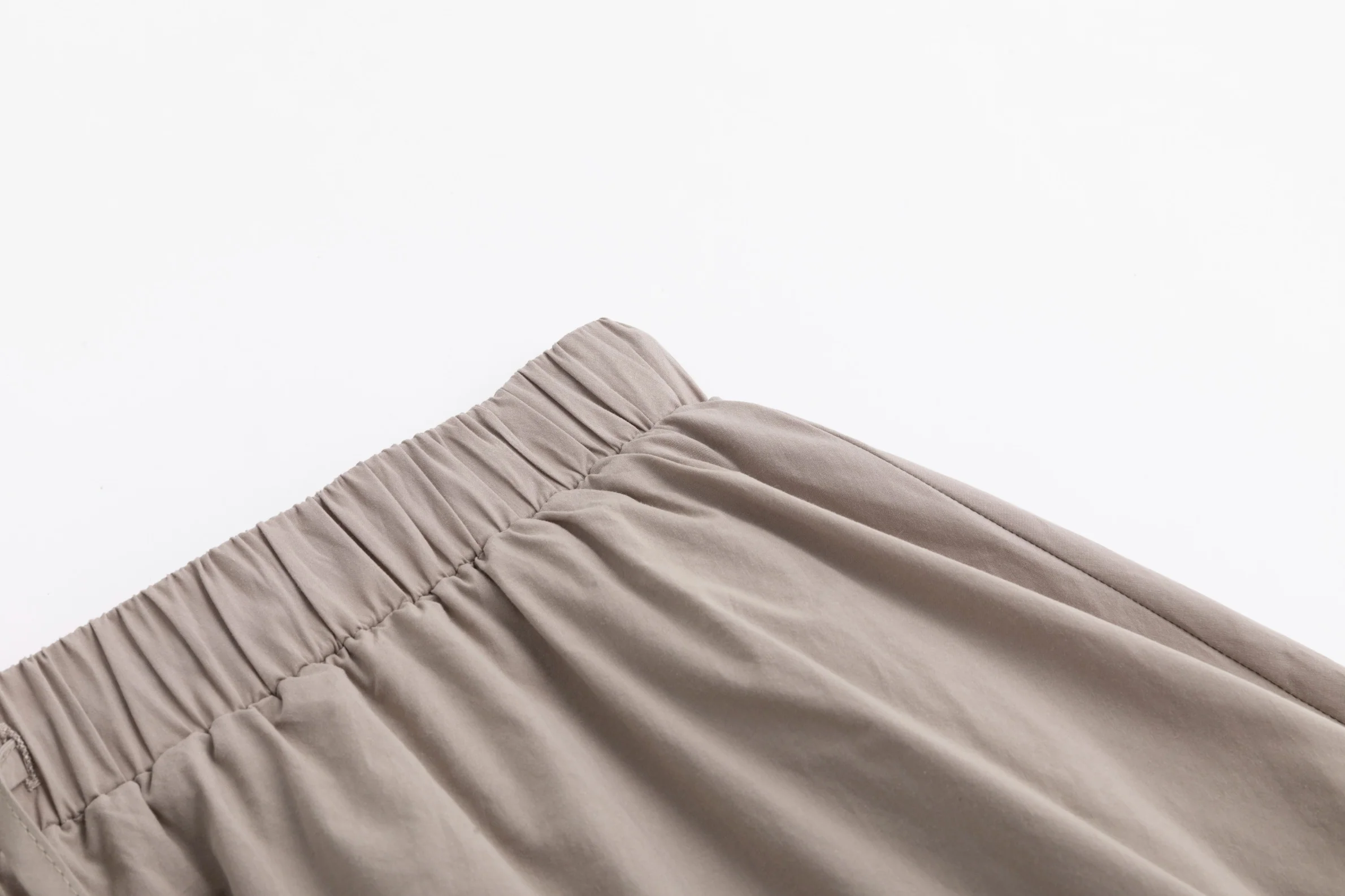 Drawstring Skirt - Stone - Image 4