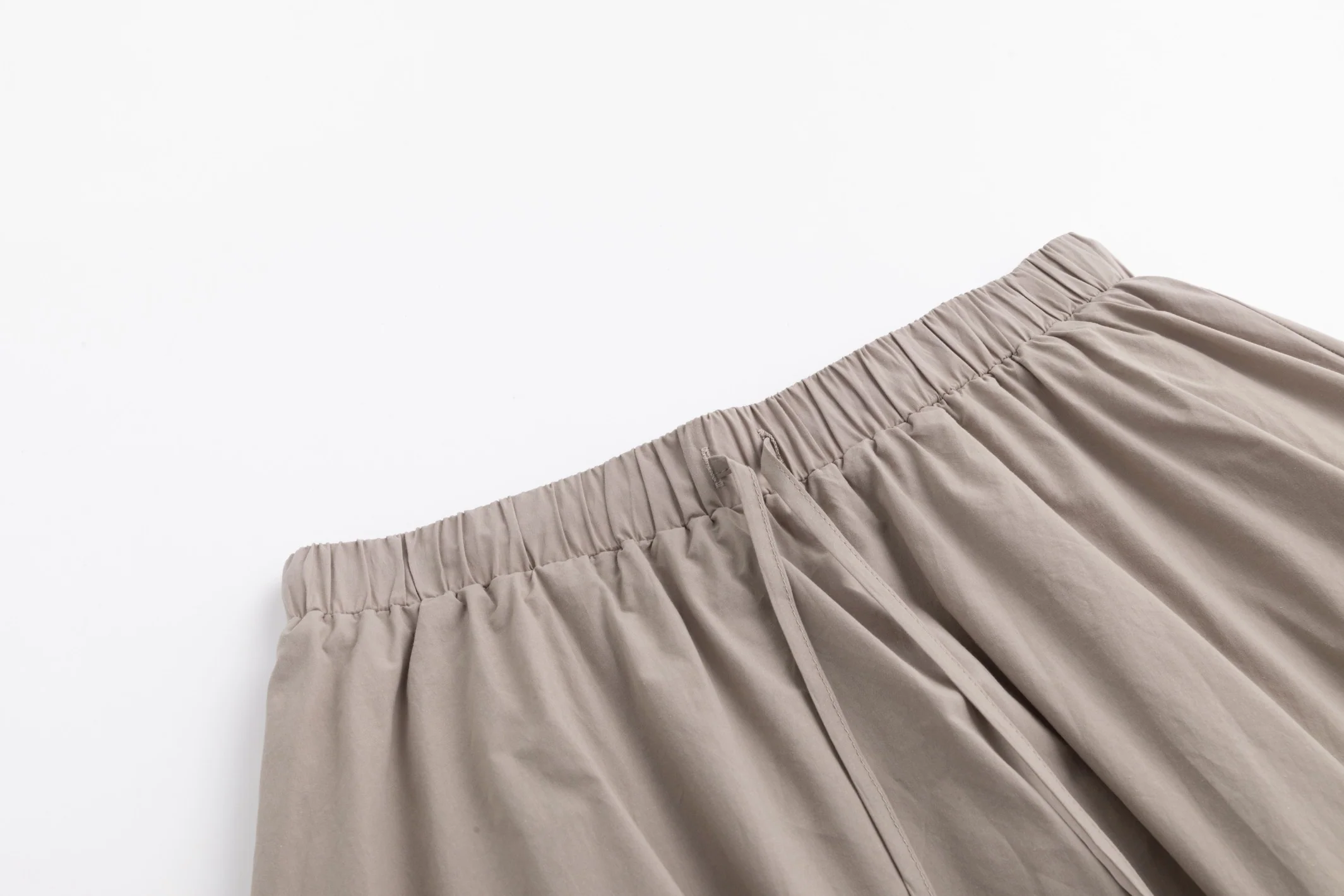 Drawstring Skirt - Stone - Image 6