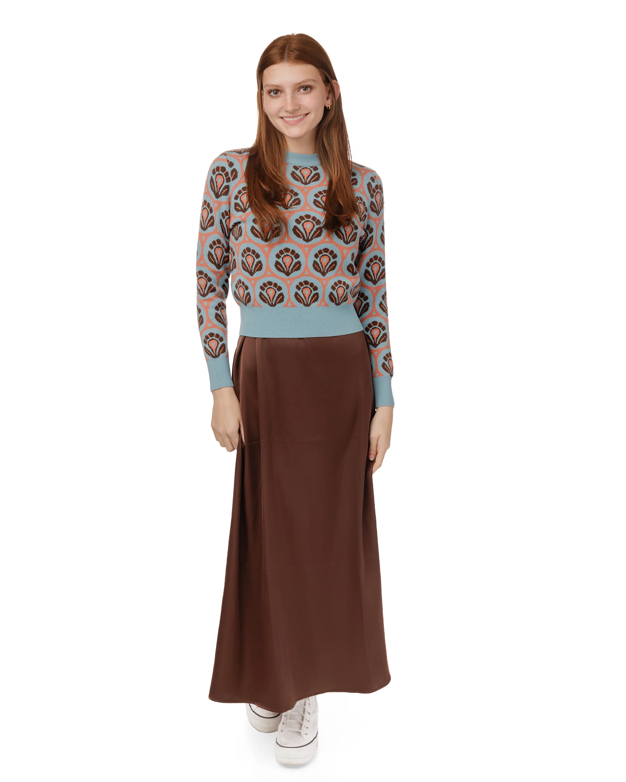 Silk Jumper - Brown