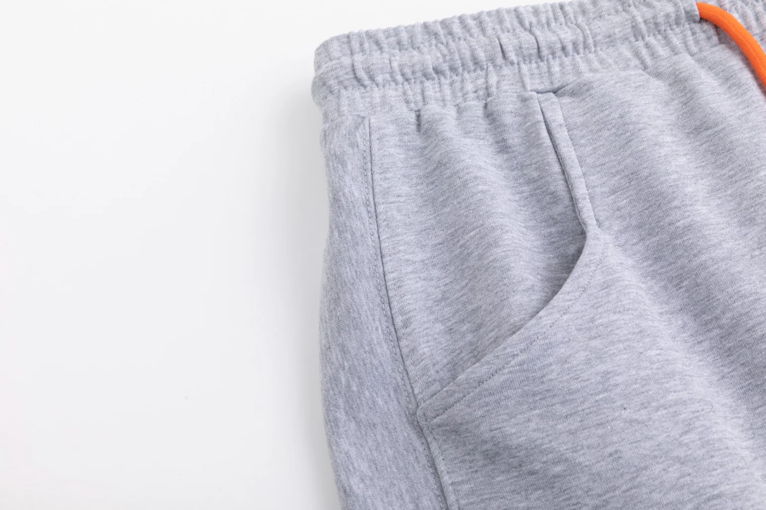 Sweatshirt Drawstring Skirt - Light Grey - Image 6