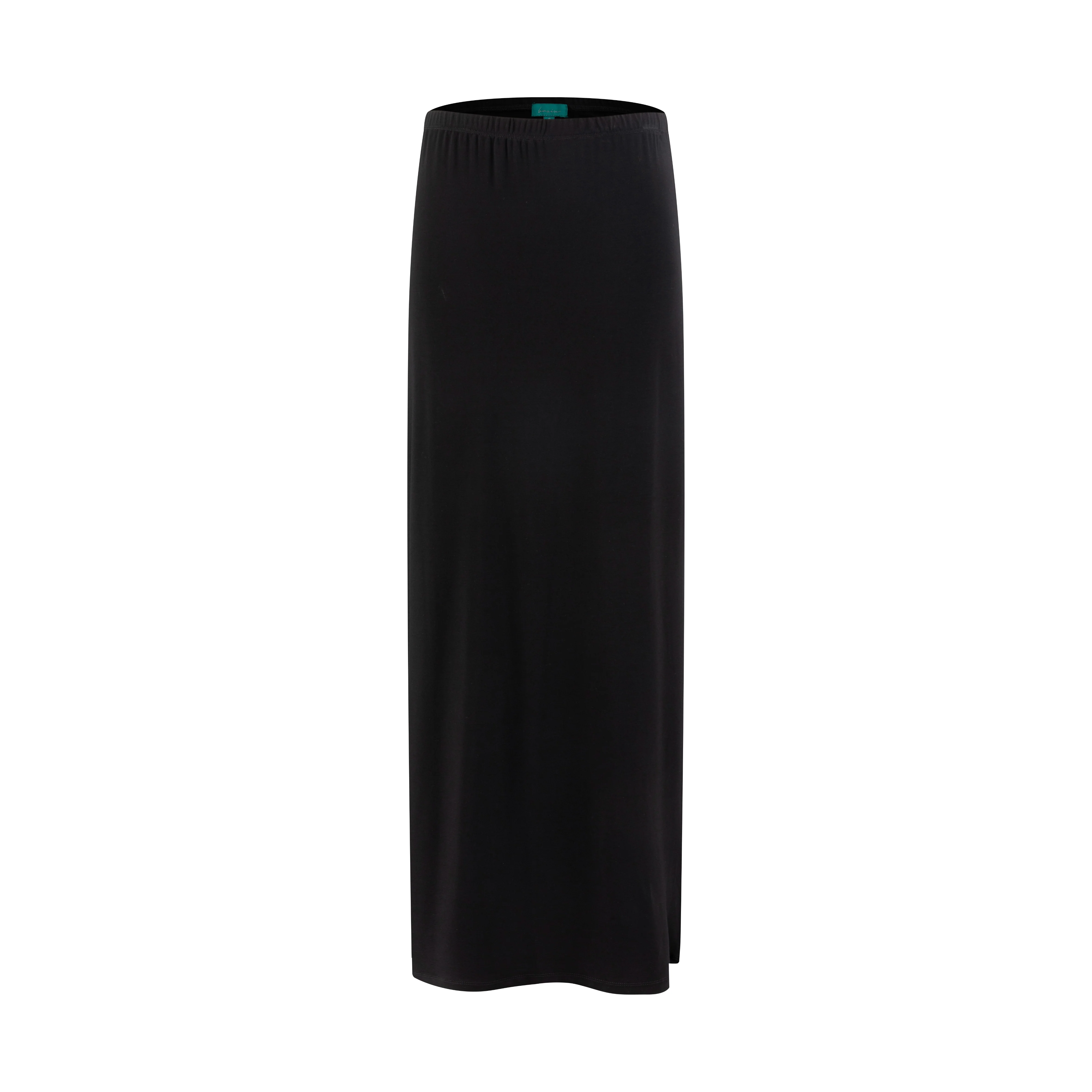 Thin Straight Skirt - Black
