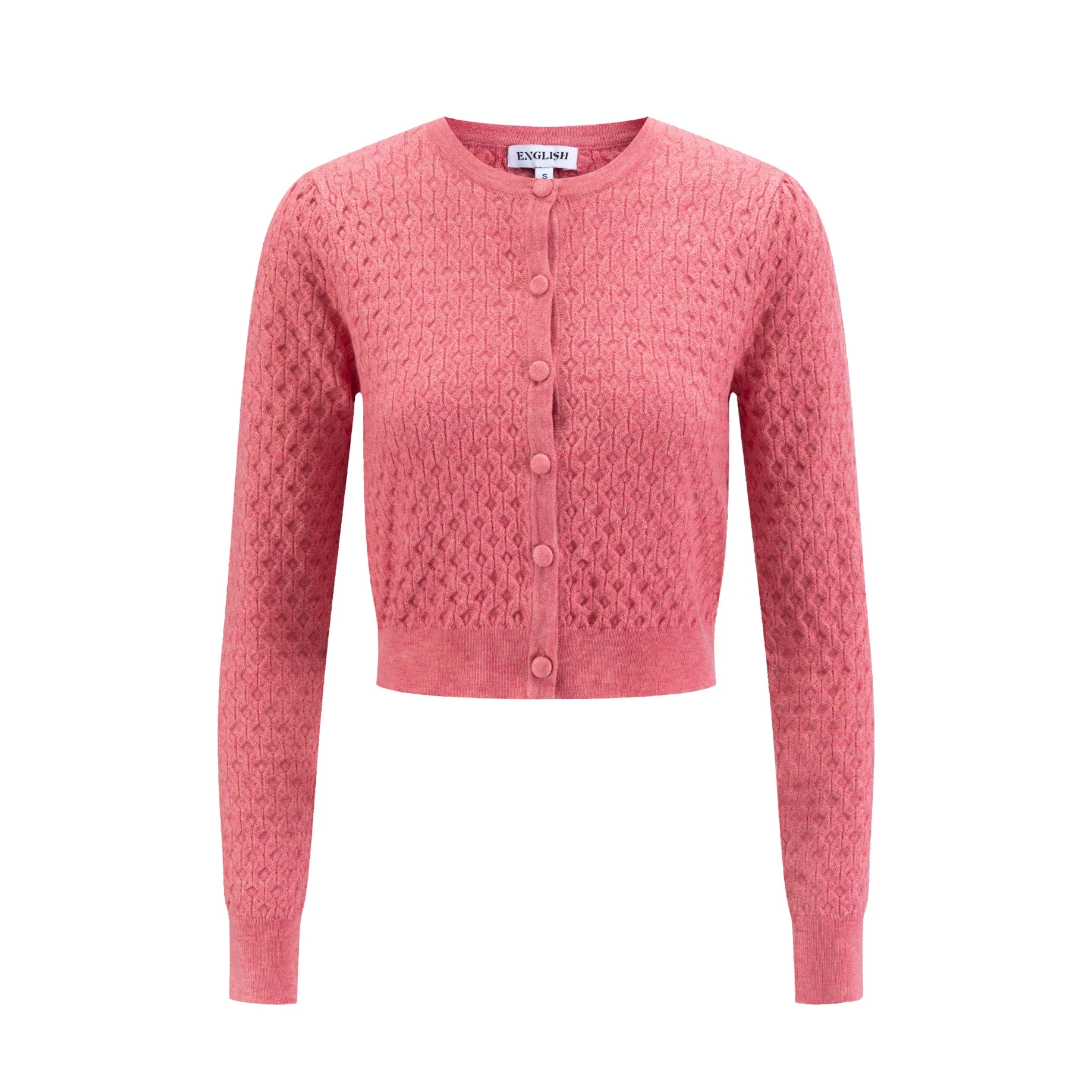 Pink Knit Cardigan