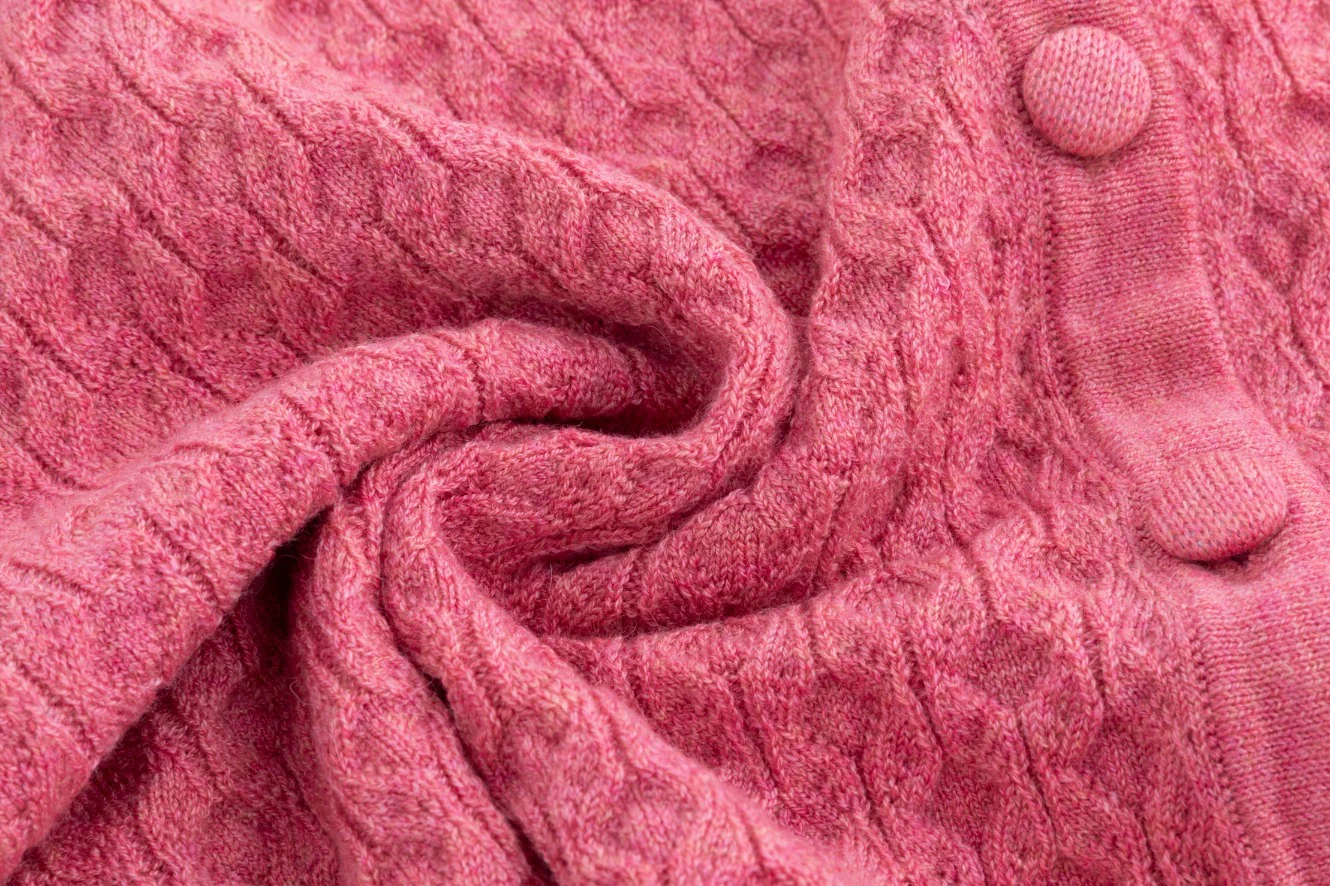 Pink Knit Cardigan - Image 4