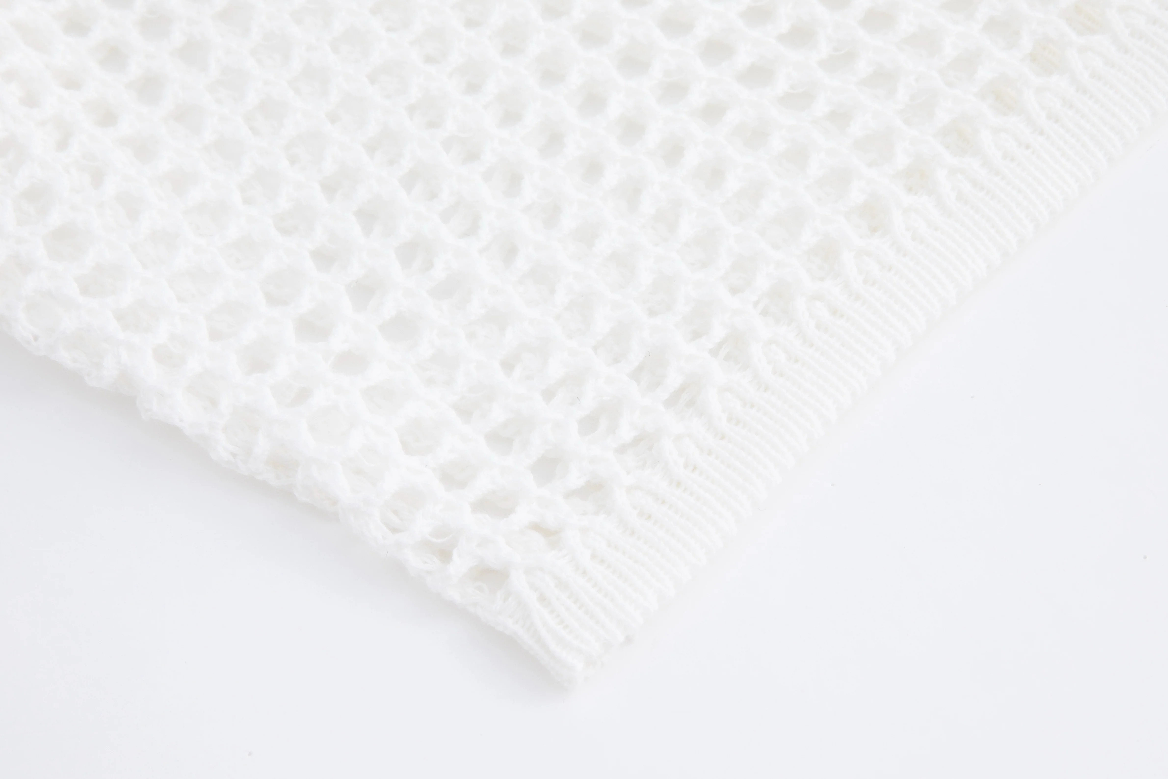 White Eyelet Knit Top - Image 5