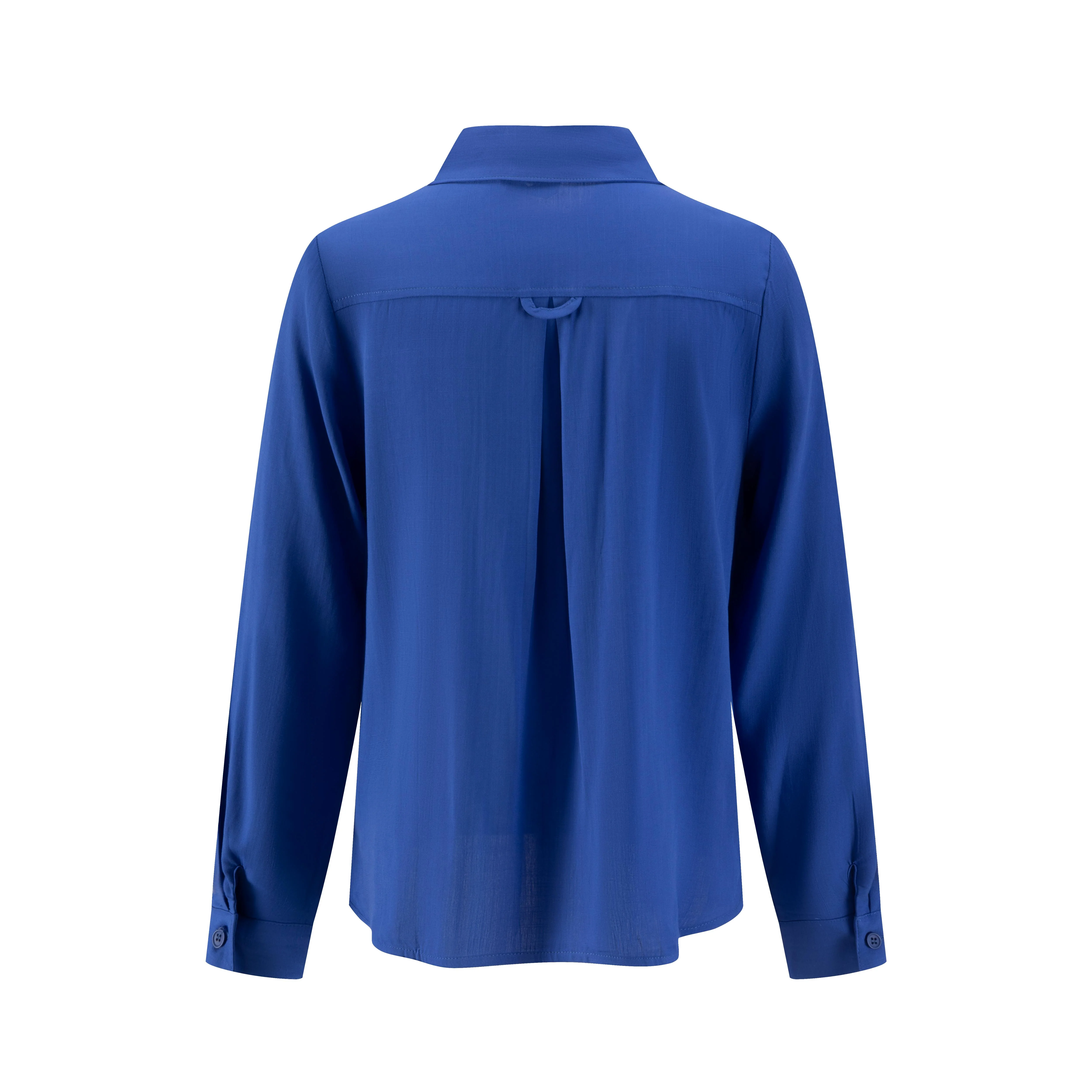 Blue Linen Blouse - Image 3