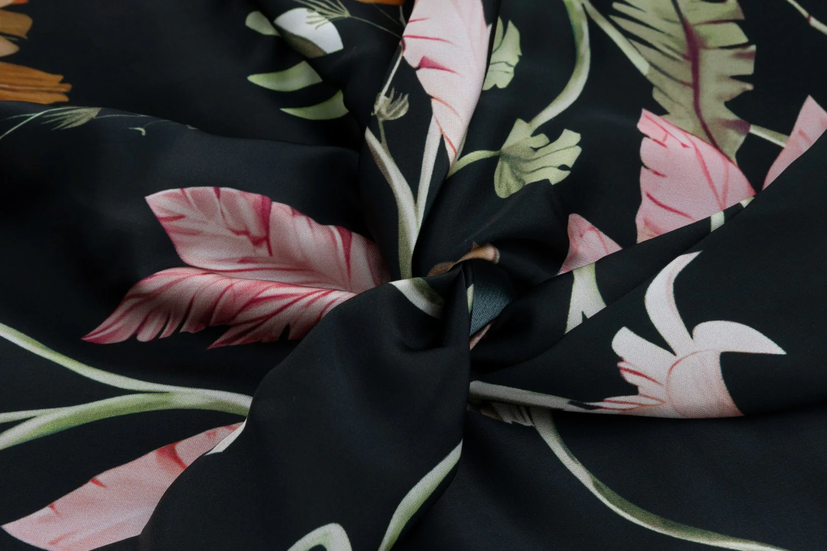 Multicolor Plants Printed Dress - Image 5